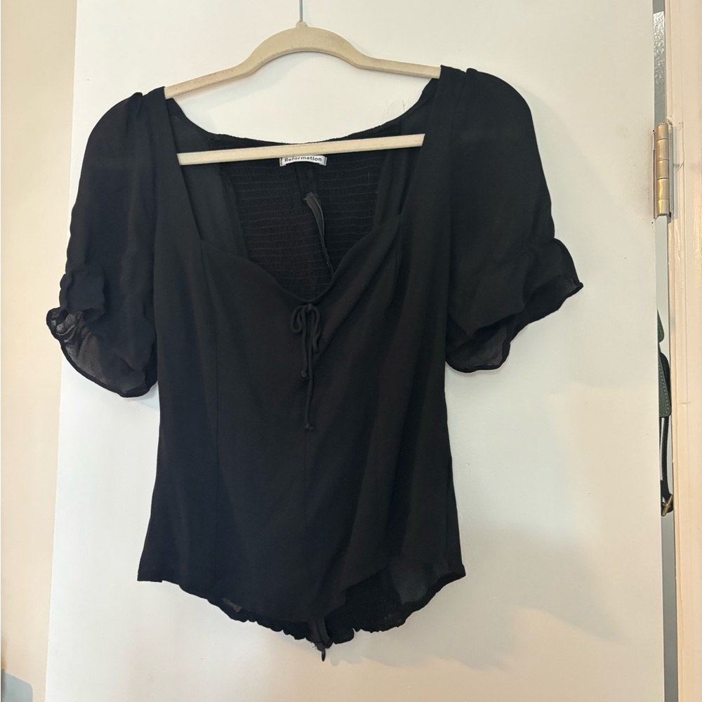 Reformation Delevan Top in Size 12